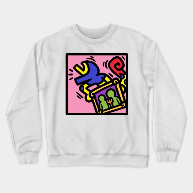 Keith Harimeleon Crewneck Sweatshirt by Garchompula